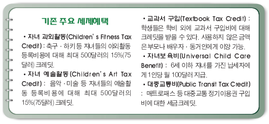 Read more about the article <span class="entry-title-primary">새해 새 “세제 혜택”들</span> <span class="entry-subtitle">올(2012년분) 세금신고 때 꼭 챙겨야 할</span>